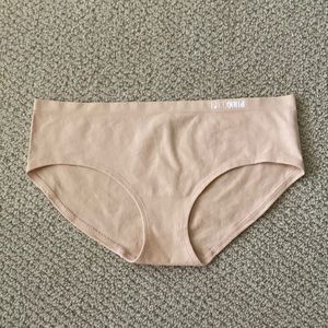 NEW Victoria’s Secret PINK Hipster Panties Nude Tan Size Medium Stretch NWT